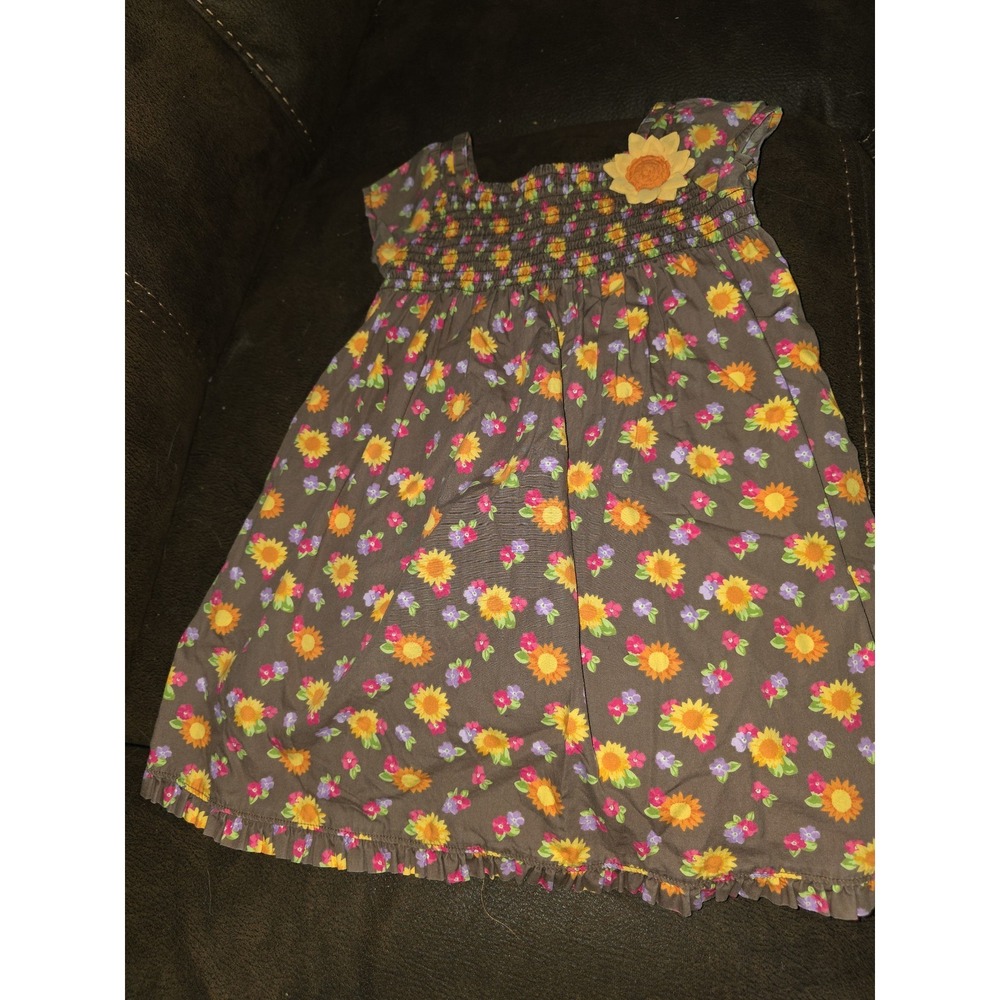 Gymboree sunflower smiles floral dressโ size 5t